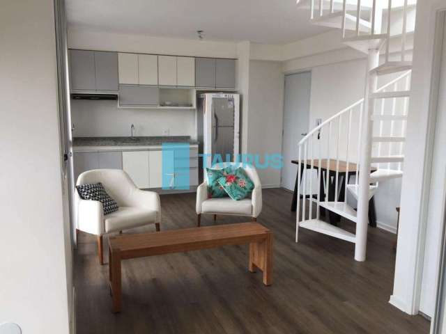 Apartamento duplex (cobertura) à venda ou para locação, 1 dormitório, 1 vaga, 74m², Vila Madalena.