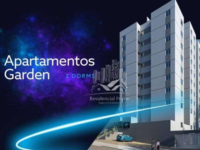 Apartamento Garden com 2 dormitórios à venda, 53 m² por R$ 351.900,00 - Jardim Uirá - São José dos Campos/SP