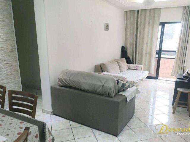 Apartamento de 2 dorm(s), sendo 1 suíte, 74m²,na Guilhermina em Praia Grande.