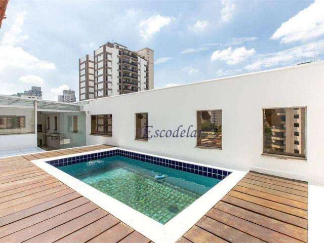 Cobertura com 4 dormitórios à venda, 300 m² por R$ 3.200.000,00 - Moema - São Paulo/SP