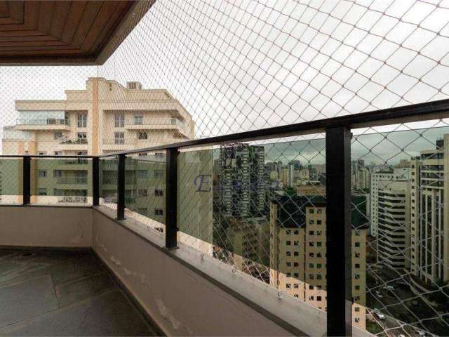 Apartamento com 3 dormitórios à venda, 172 m² por R$ 2.500.000,00 - Moema Pássaros - São Paulo/SP