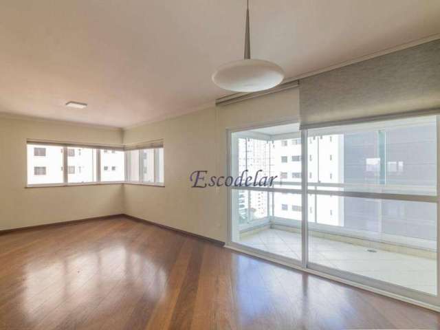 Apartamento com 3 dormitórios para alugar, 155 m² por R$ 17.919,92/mês - Campo Belo - São Paulo/SP