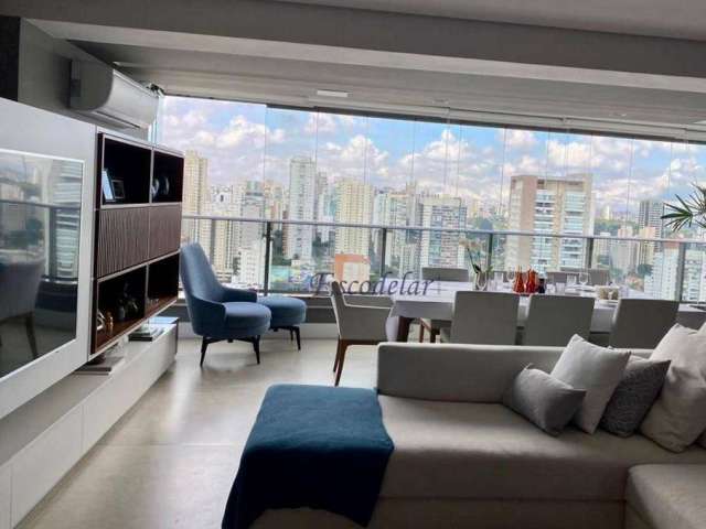 Apartamento com 2 dormitórios à venda, 128 m² por R$ 3.300.000,00 - Brooklin Paulista - São Paulo/SP