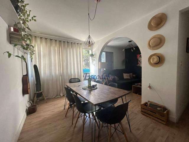 Apartamento com 2 dormitórios à venda, 75 m² por R$ 650.000,00 - Moema Pássaros - São Paulo/SP