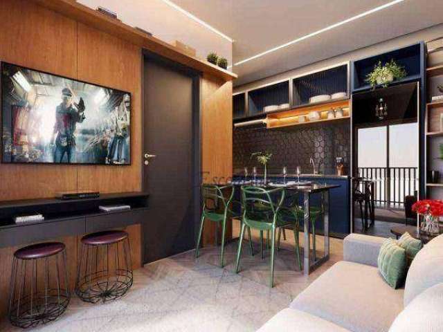 Apartamento com 2 dormitórios à venda, 34 m² por R$ 552.160,00 - Campos Elíseos - São Paulo/SP