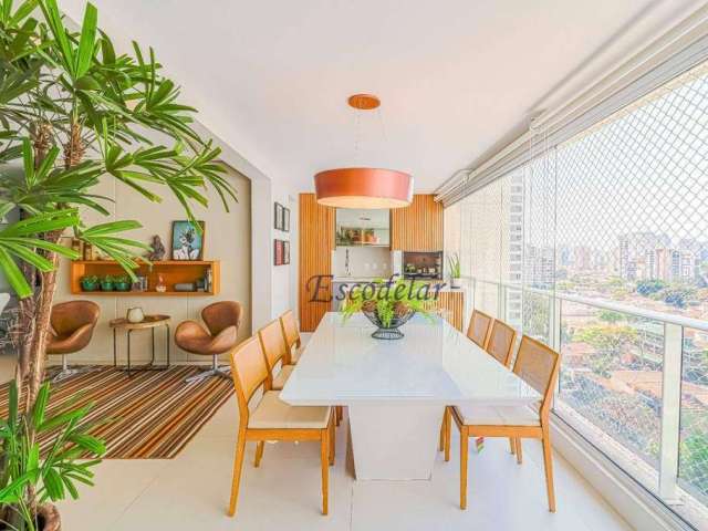 Apartamento com 3 dormitórios à venda, 134 m² por R$ 2.200.000,00 - Brooklin - São Paulo/SP