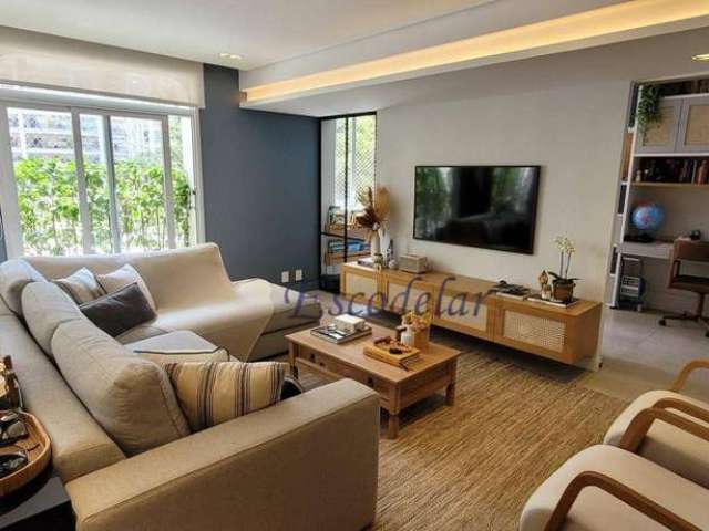 Apartamento para comprar com 3 quartos(1 suíte), 2 vagas, 140m² - Jardins, São Paulo SP