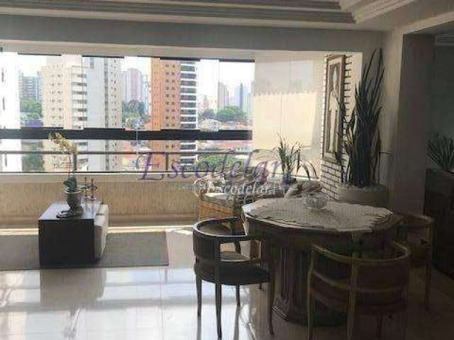 Apartamento com 4 dormitórios para alugar, 218 m² por R$ 15.000,00/mês - Santana - São Paulo/SP