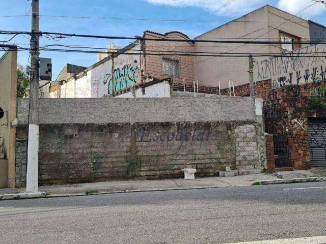 Terreno à venda, 190 m² por R$ 1.900.000,00 - Água Fria - São Paulo/SP