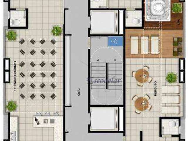 Apartamento à venda, 26 m² por R$ 276.000,00 - Parada Inglesa - São Paulo/SP