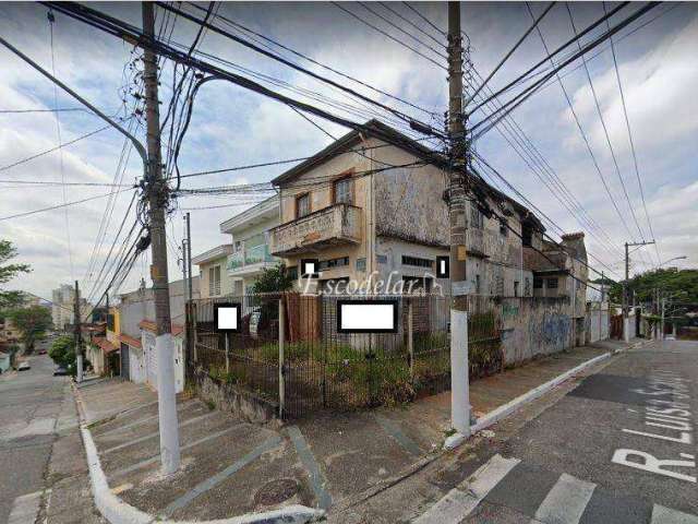 Terreno à venda, 200 m² por R$ 590.000,00 - Vila Dom Pedro II - São Paulo/SP