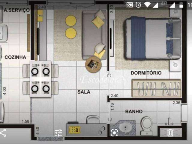 Apartamento à venda, 32 m² por R$ 275.000,00 - Água Branca - São Paulo/SP