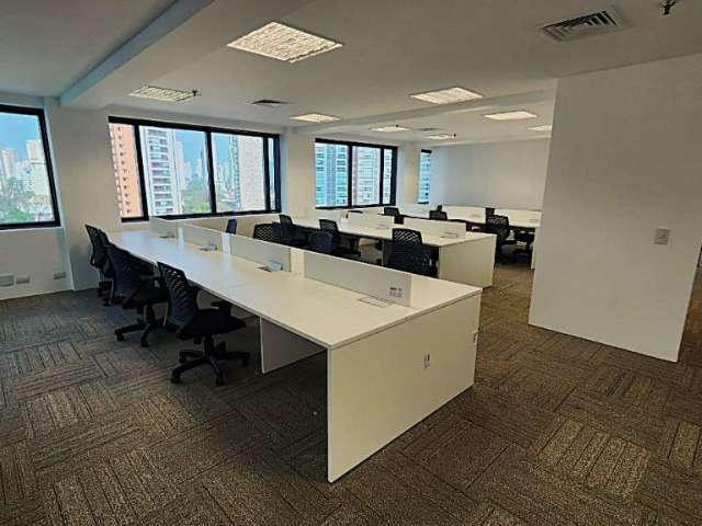 Escritório mobiliado, perfeito para sua empresa! C/ 146m² - Berrini