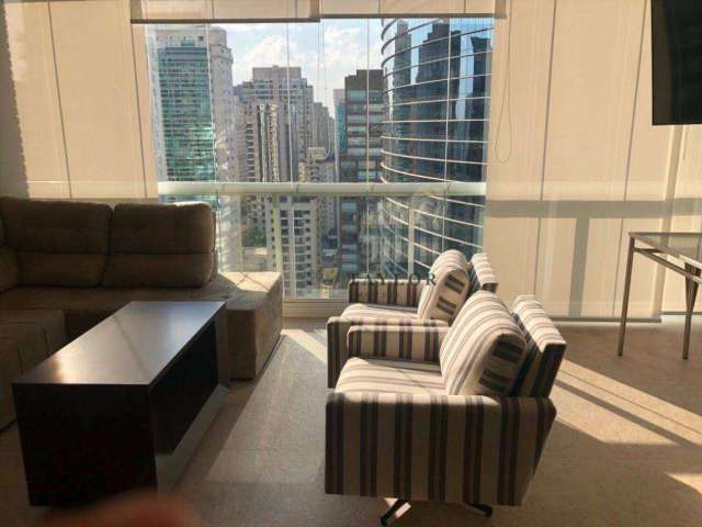 Apartamento com 1 dormitório para alugar, 75 m² por R$ 12.800,00/mês - Itaim Bibi - São Paulo/SP