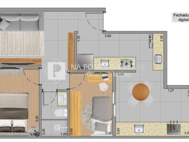 Apartamento com 2 quartos à venda na Rua Sarmento de Beires, 220, Centro, São Bernardo do Campo por R$ 662.000