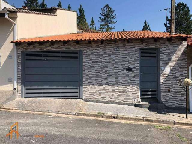 Casa térrea à venda com 2 dormitórios, 1 banheiro, garagem coberta para 2 carros e moto, com 94 m², no bairro Cidade Jardim - R$ 350.000,00.