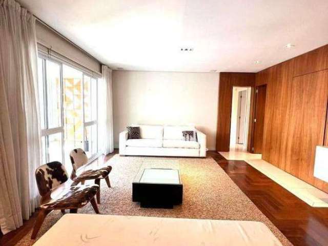 Vende ou aluga apartamento com 258m², todo mobiliado, com 4 suítes, varanda gourmet e lazer completo, na Vila Suzana