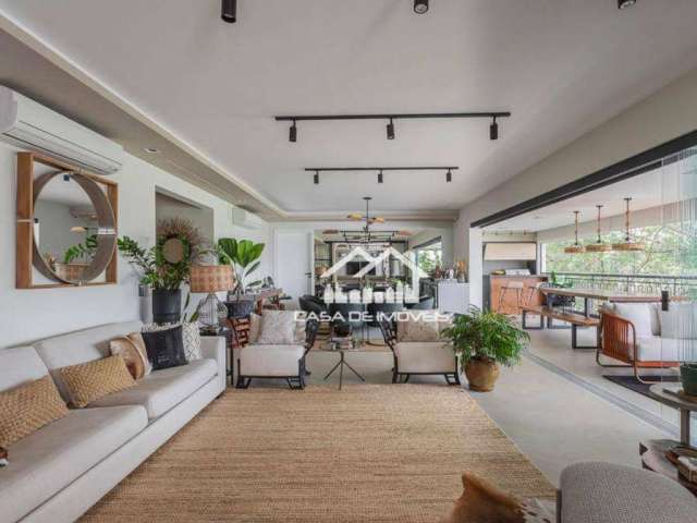 Vende apartamento de revista! 357m² em rua fechada com bosque privativo, no Panamby.