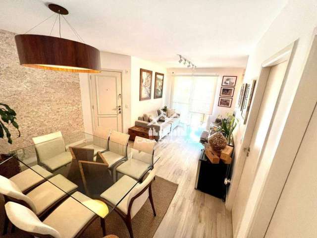 Vende apartamento com 102m², 2 suítes, 2 vagas e lazer no Campo Belo.