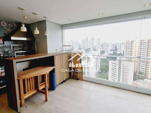 Vende apartamento com 79m² , 2 suítes,  varanda gourmet na Vila Andrade.