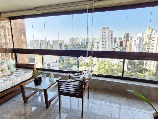 Apartamento à venda no Morumbi, 226m², 4 suítes, 4 vagas