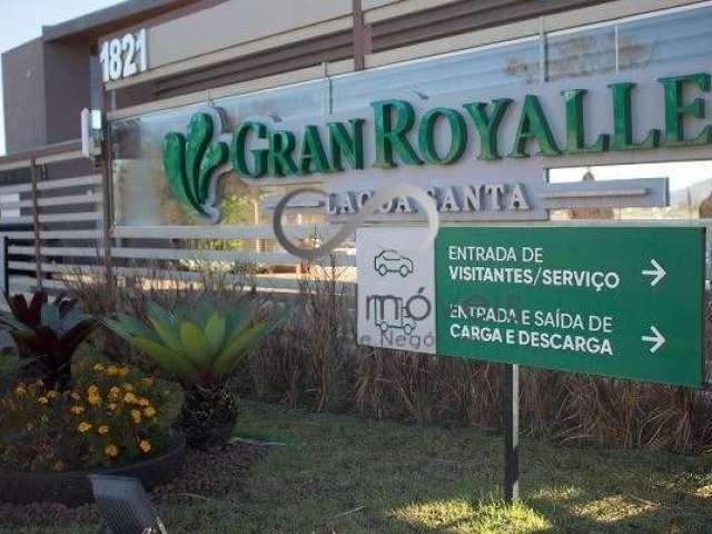 Terreno em condomínio fechado à venda na Um, Gran Royalle, Lagoa Santa por R$ 450.000