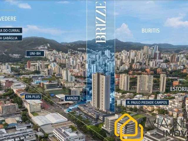 Apartamento com 3 quartos à venda na Rua Paulo Piedade Campos, 500, Estoril, Belo Horizonte por R$ 615.901