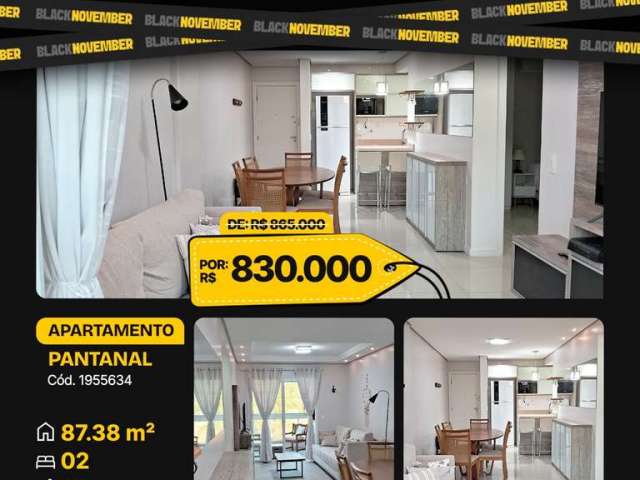 Apartamento de 2 dormitórios à venda no Pantanal