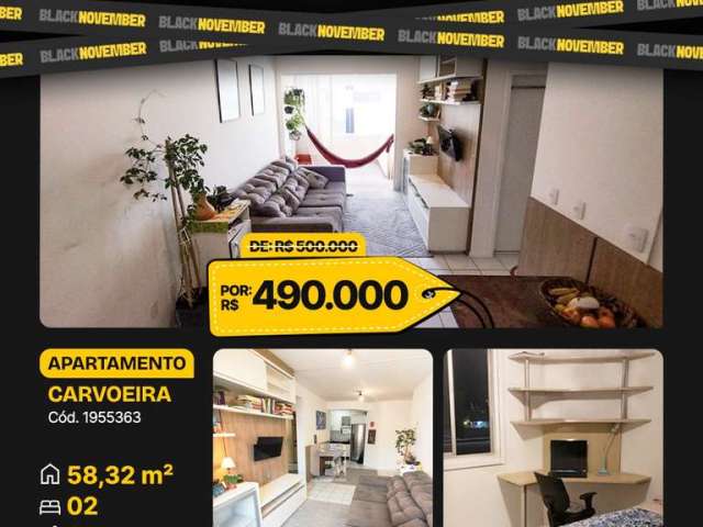 Apartamento de 2 dormitórios à venda na Carvoeira