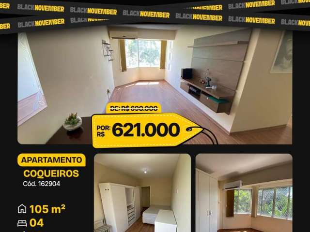 Apartamento de 4 dormitórios à venda em Coqueiros