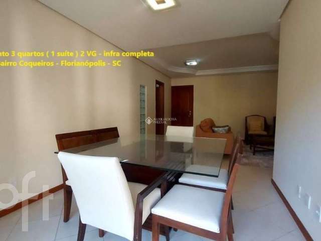 Apartamento à venda em Coqueiros com 101 m², 3 qua