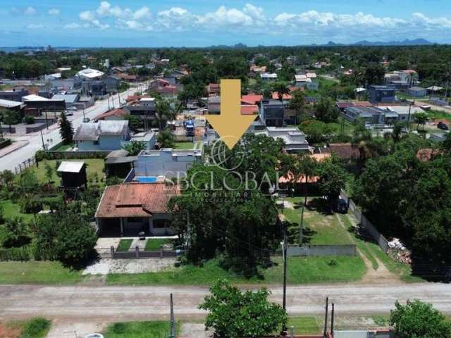 Terreno com 384m² próximo ao colégio frei valentim em itapoá sc