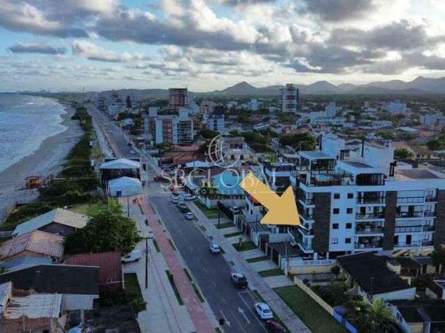 Apartamento  no Residencial Pedra Poá frente para o mar em Itapoá/SC, 03 dormitórios