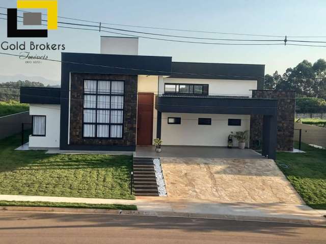 Casa com 340 m² de área construída e 1000 m² de terreno com 3 suíte, no condomínio terras do caxambu em jundiaí sp