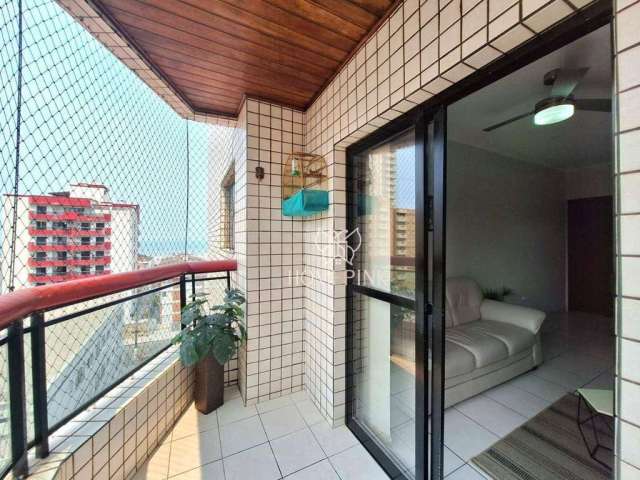 Apartamento com 1 dormitório à venda, 55 m² por R$ 350.000,00 - Tupi - Praia Grande/SP