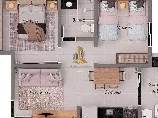 Apartamento no Mansour com entrada facilitada