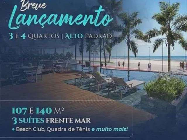 MD-Lançamento em Piedade / Terrazza Beira Mar / 107m² / 4 quartos/2 Suítes/ Vista mar