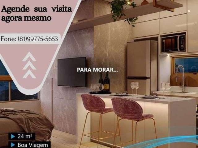 Apartamento em construção 24 metros quadrados com 1 quarto em Boa Viagem PRISCILA ARAUJO 8199548.310