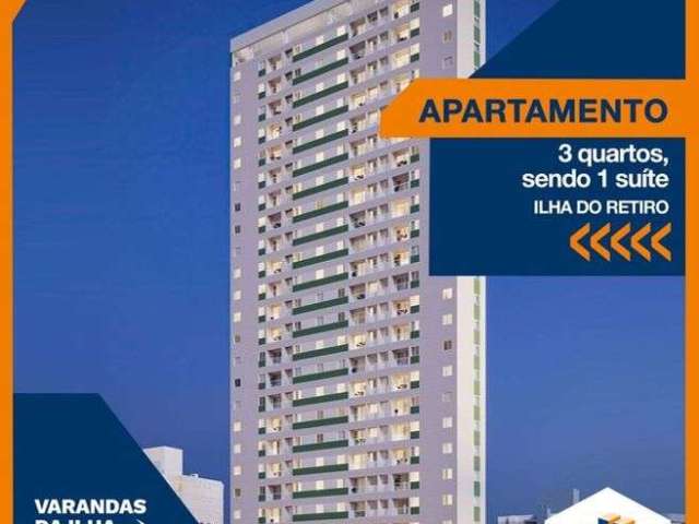 TFS - Lançamento na Ilha do Retiro | 3 quartos | 67m² | Lazer completo (Varandas da Ilha)