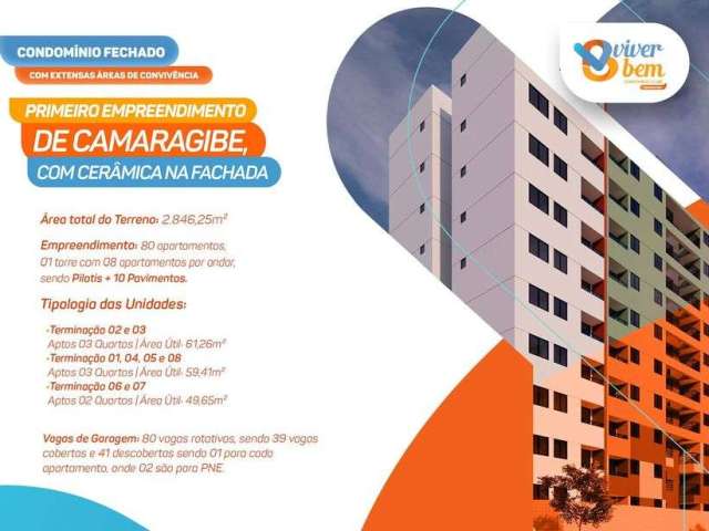 Apartamento para venda com 3 quartos em Alberto Maia - Camaragibe - PE/LIGUE: 8 1 9 8 8 3 7 7 7 1 9