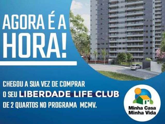 MD-Oportunidade! Liberdade Life Club - 2qts 1 suíte - Área de lazer completo -