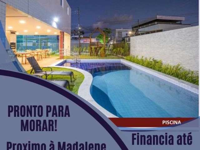 Apartamento para venda possui 61 metros quadrados com 3 quartos prox à Madalena - Recife - PE