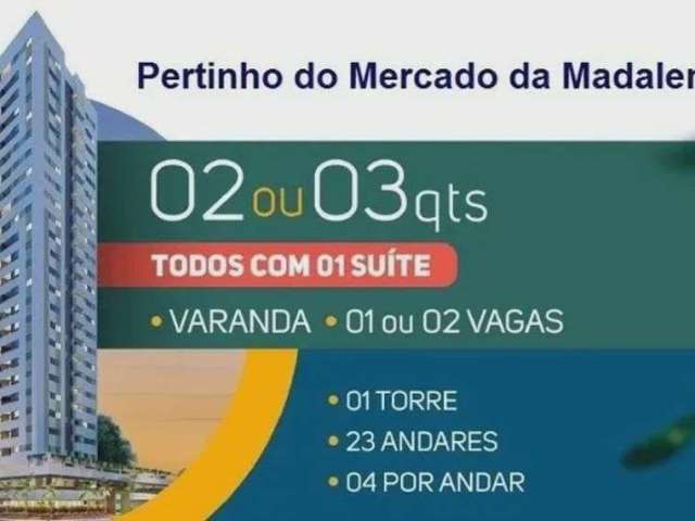 LG-Solar Di Cavalcanti, melhor custo benefício com 2 ou 3 Quartos, em Madalena - Recife - PE