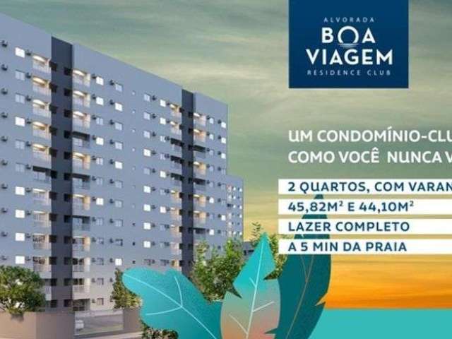 TFS - ALVORADA BOA VIAGEM | 2 Quartos | Varanda | 1 Vaga | Lazer completo