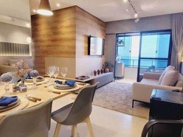 TFS - More à 50m da praia de Candeias | 3 quartos, 2 vagas, 79m² | Andar alto | Edf. Monte Solaro