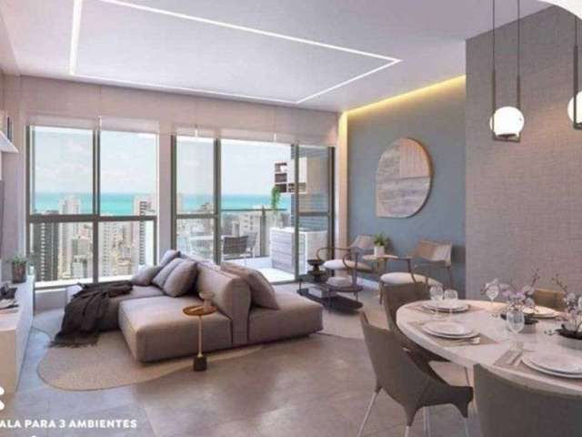 MD - Lindo apartamento em Boa Viagem com varanda Gourmet - Terrazza, 90m² - 3 quartos