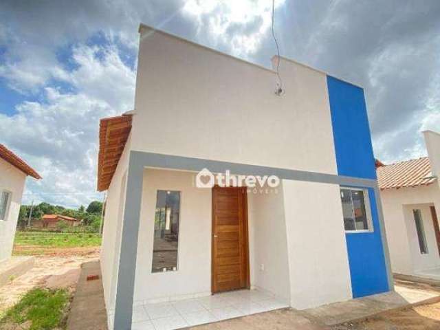 Casa com 2 dormitórios à venda, 54 m² por R$ 115.000,00 - Zona Rural - Altos/PI