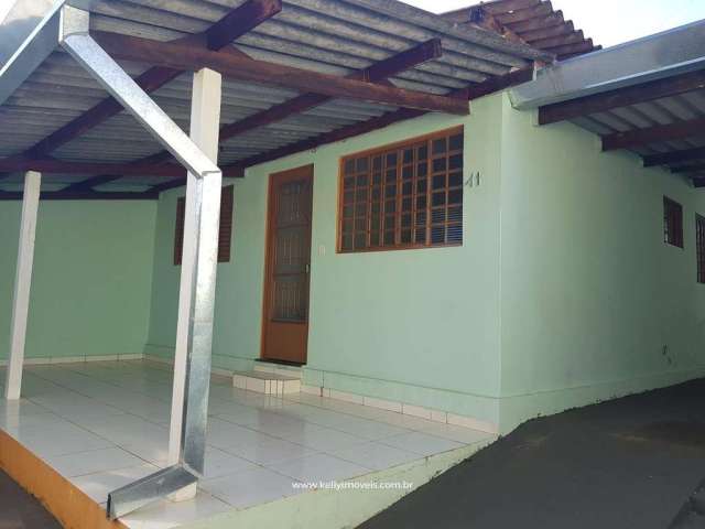 Casa para Venda em Presidente Prudente, Brasil Novo, 2 dormitórios, 1 banheiro, 1 vaga