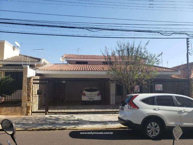 Casa para Venda em Presidente Prudente, Vila São Jorge, 5 dormitórios, 1 suíte, 4 banheiros, 4 vagas