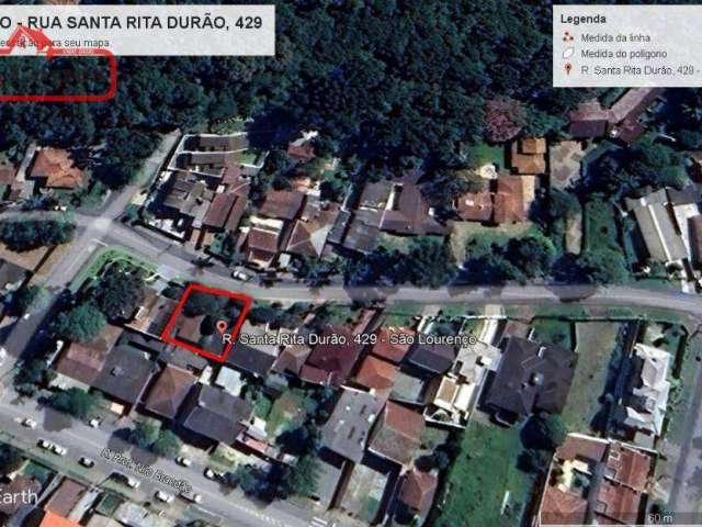 Terreno à venda, 360 m² por R$ 750.000,00 - São Lourenço - Curitiba/PR